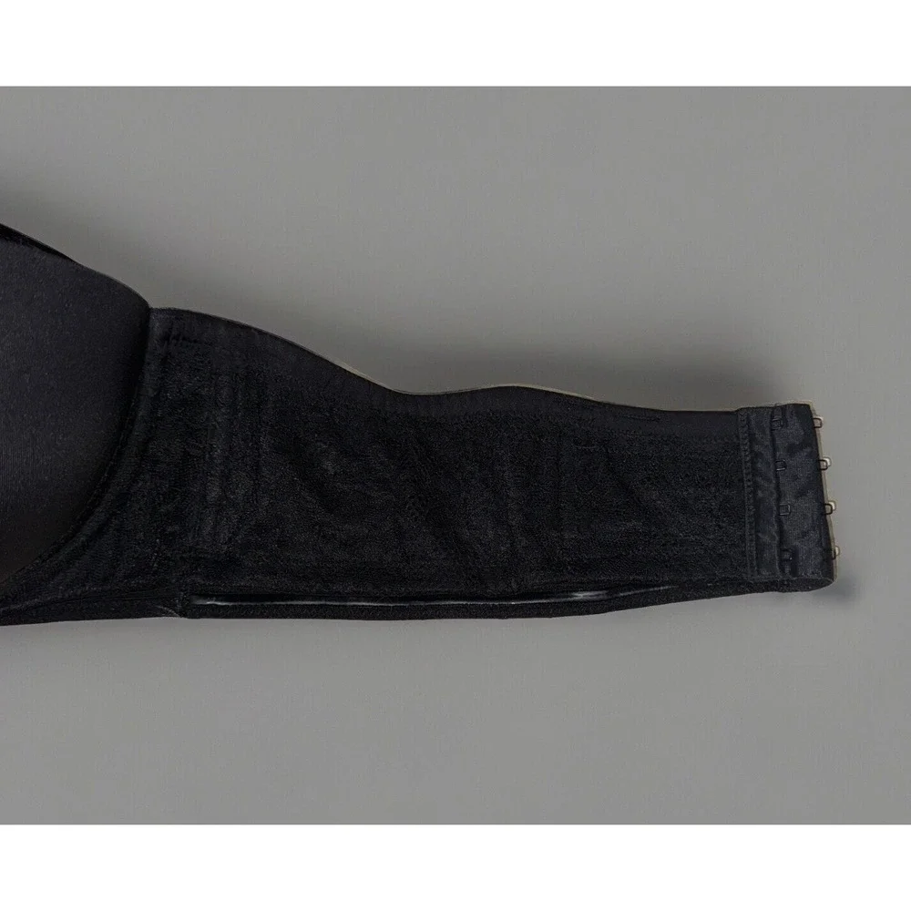 Torrid Bra 42C Black Push Up Padded Multi-Way Lace Underwire Strapless